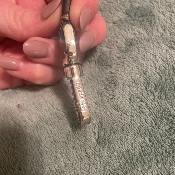 Kate Spade Unique Brown Teddy Shoulder Bag with Removable Strap - Picture 11 of 11